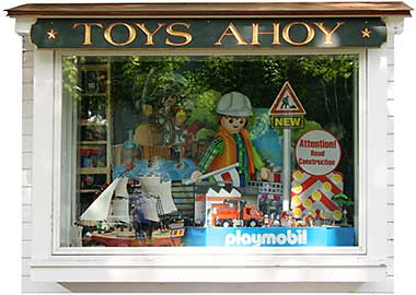 Toys Ahoy! Display Window